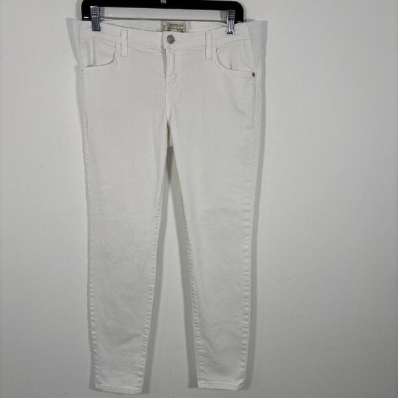 Current Elliot x Hatch Denim Jean 26 White Skinny Stiletto Sugar Maternity - Picture 2 of 9